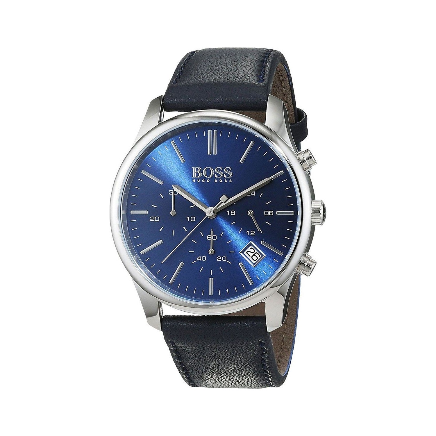 hugo boss leather watch