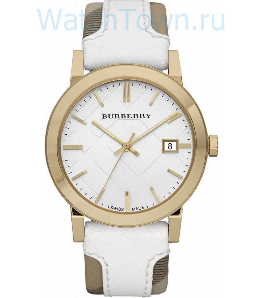 Burberry shop watch white