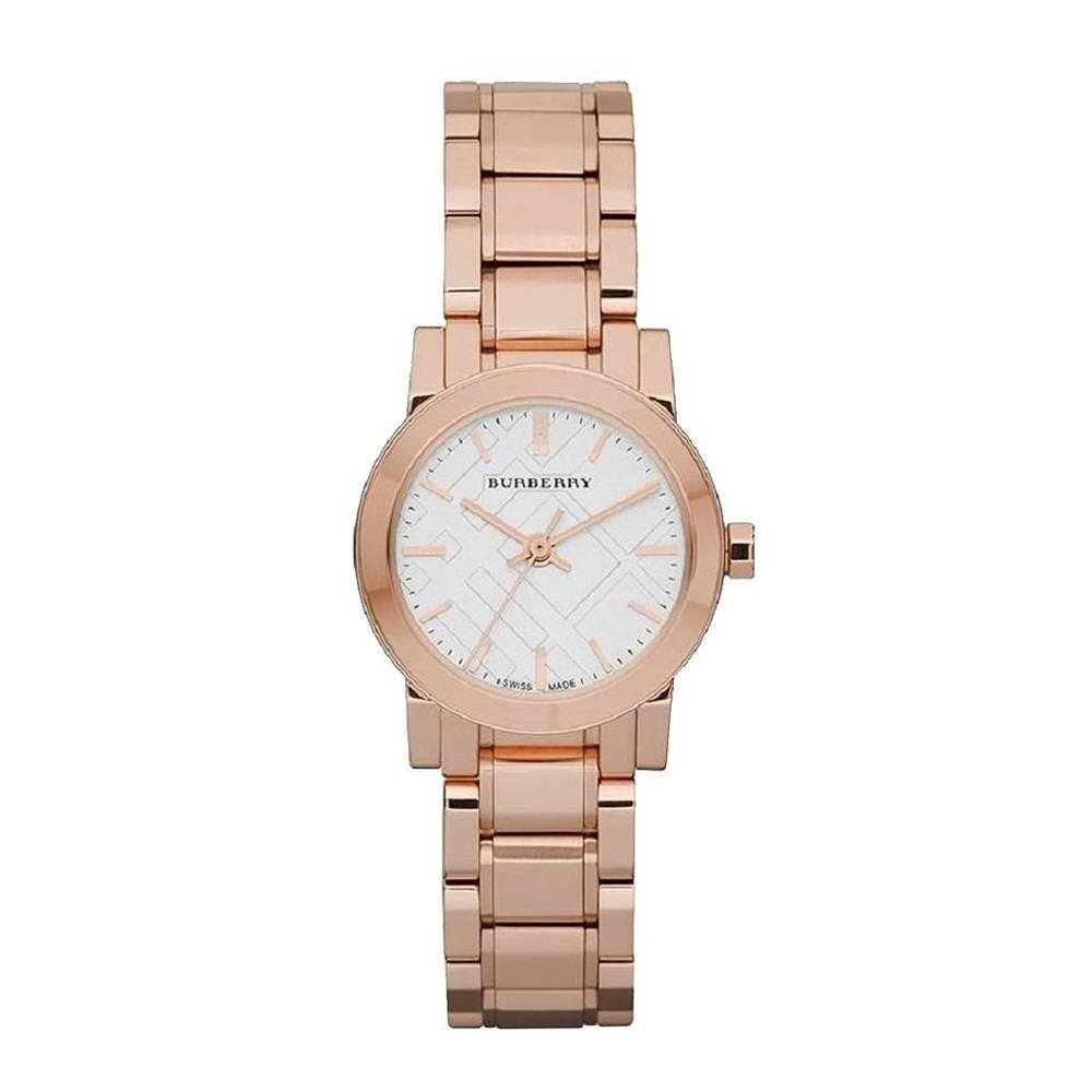 Burberry rose gold watch best sale