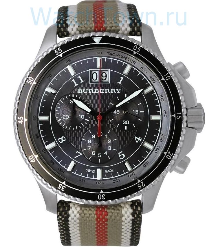 Burberry on sale watch tachymeter