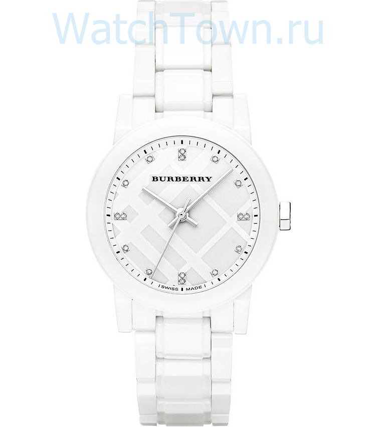 Burberry white on sale ceramic watch