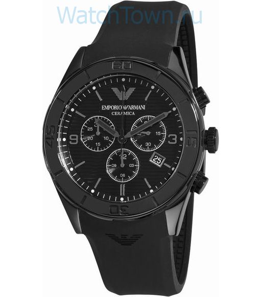 emporio armani watch rubber